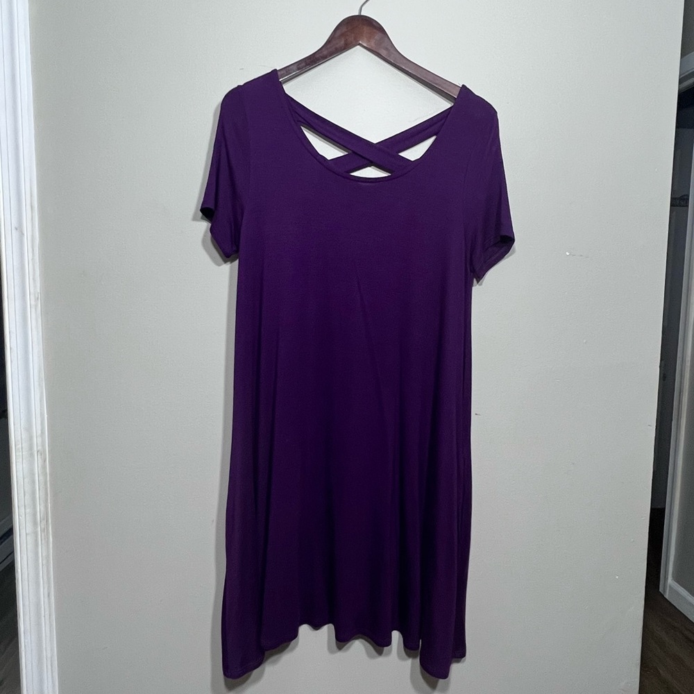 AMELIA JAMES Cross Back Dress